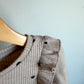 Ribbed Tan Heart Dress / 18-24m