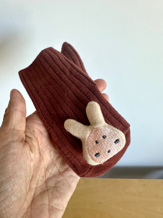 Grippy Bunny Socks / 0-6m