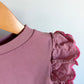 H&M Pink Ruffle Crewneck / 18m-2T