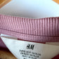 H&M Pink Ruffle Crewneck / 18m-2T