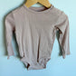 H&M Organic Pink Eyelet Bodysuit / 18m-2T