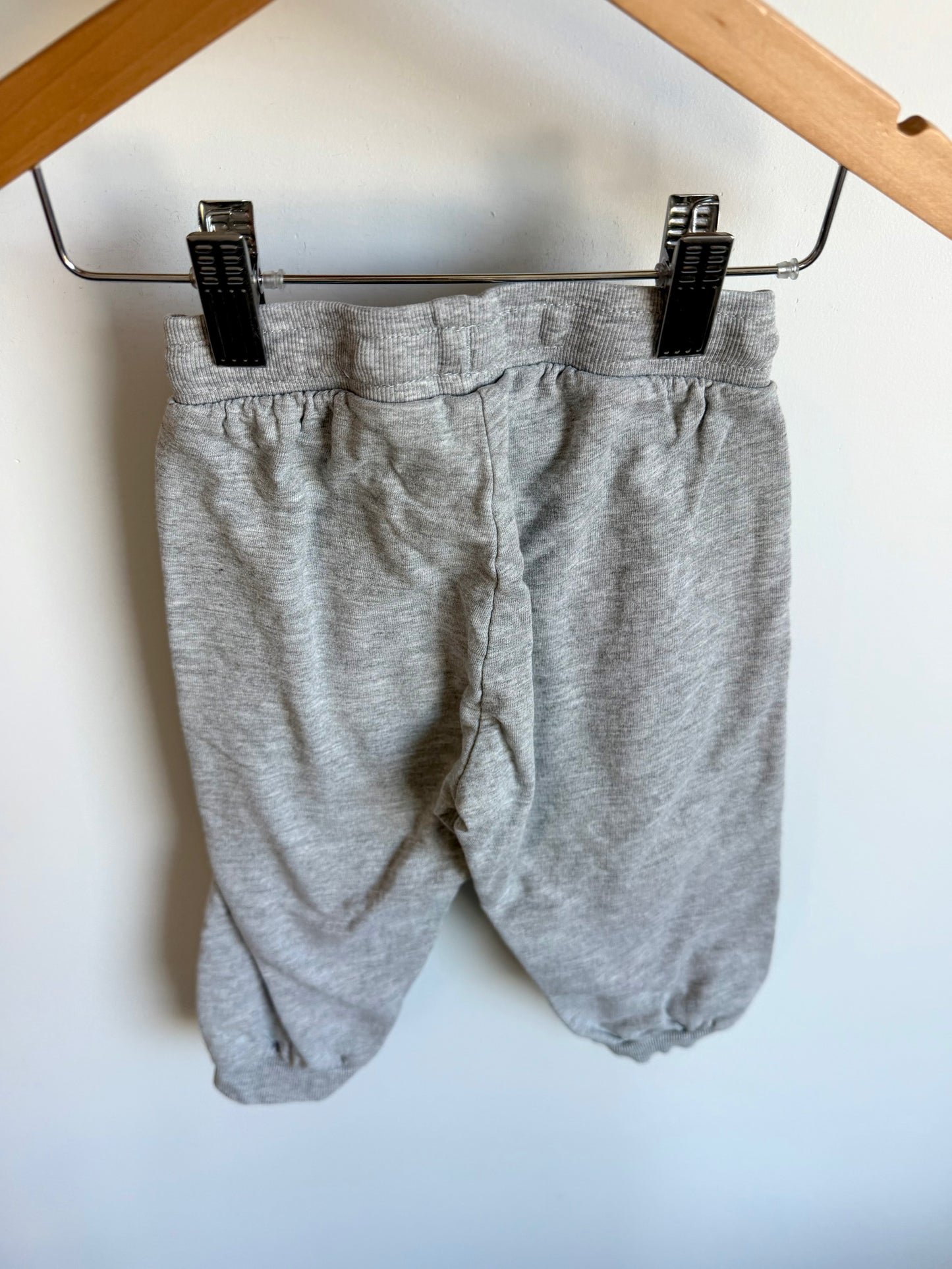 H&M Organic Cotton Grey Tapered Pants / 18m-2T