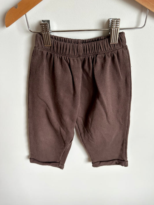 Zara Brown Crop Wide Leg Pants / 3T