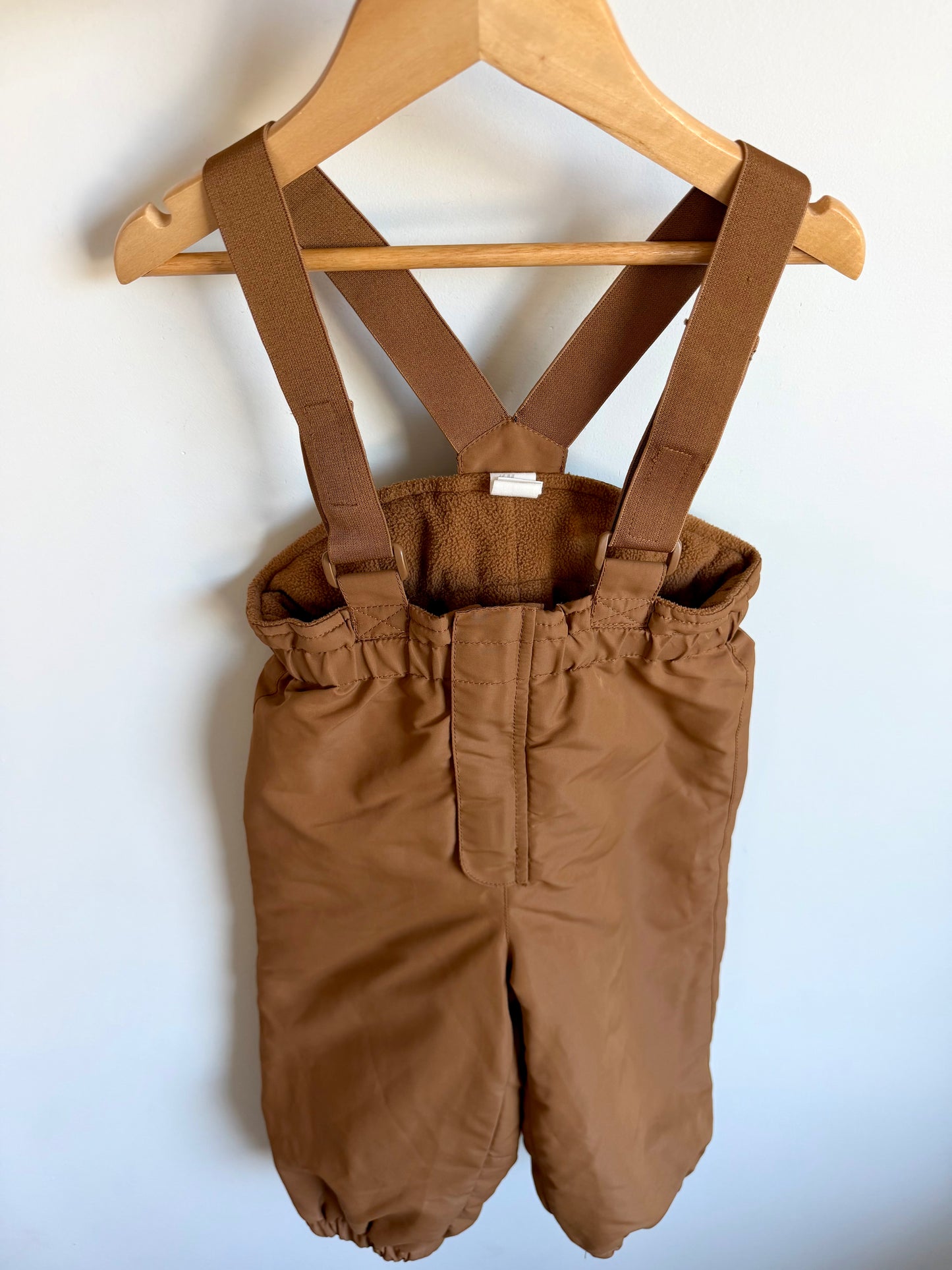H&M Tan Snow Pants / 18m-2T
