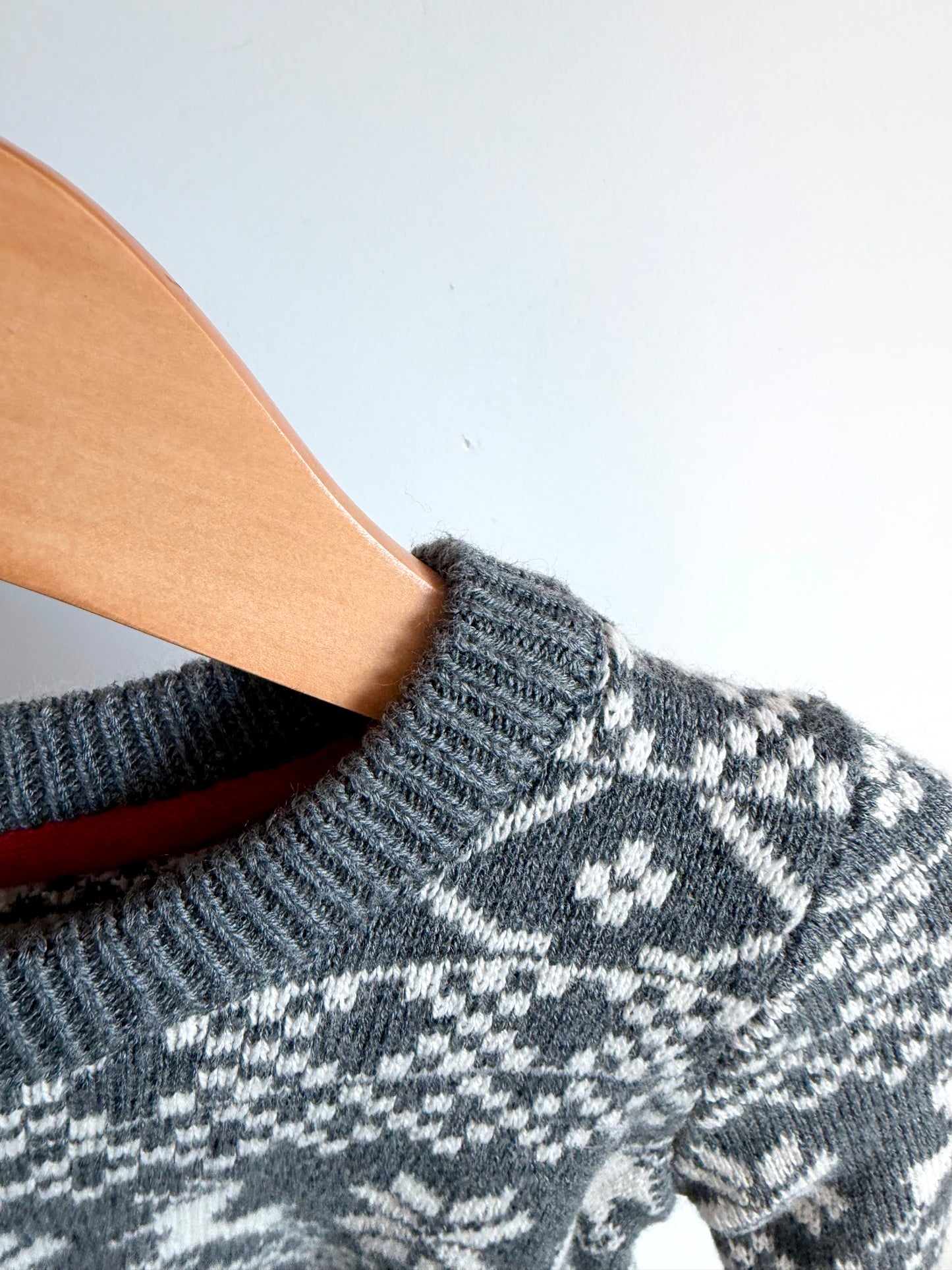 Deer Grey Sweater / 12-18m