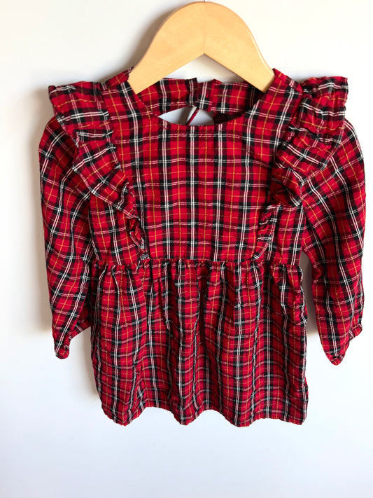 Red Tartan Dress / 3T