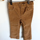 Fawn Cord Pants with Slight Flare / 3T