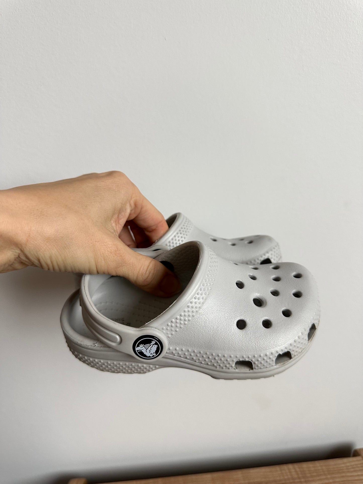 Grey Crocs / Size 8 Toddler