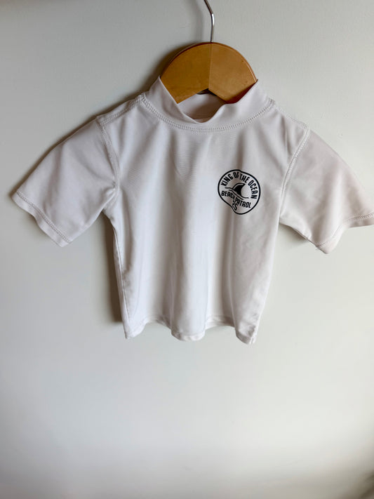 Swim White Top / 12-18m