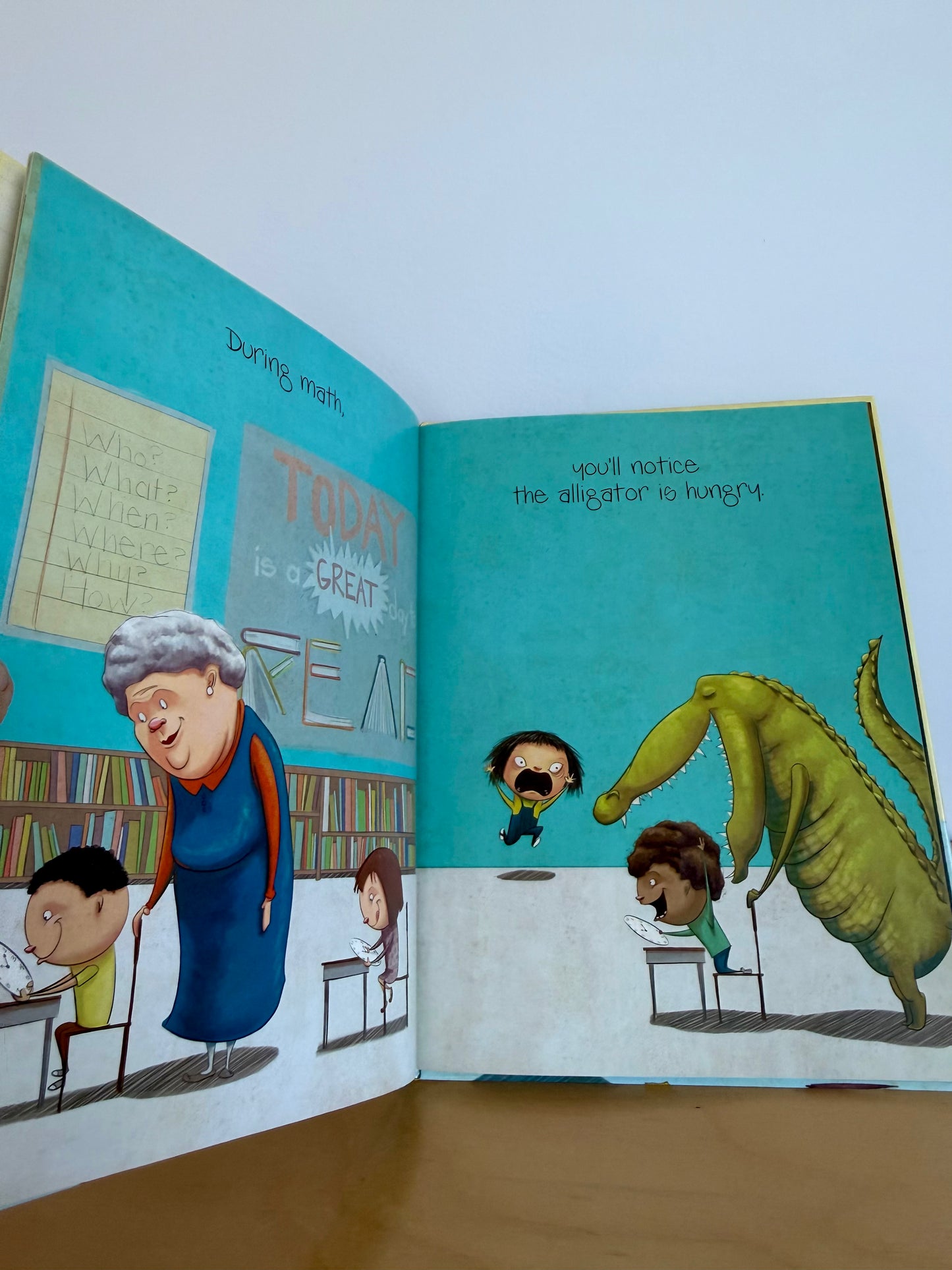 If You Ever Want to Bring an Alligator to School Hardcover Book (No Shipping) / 4-8 years