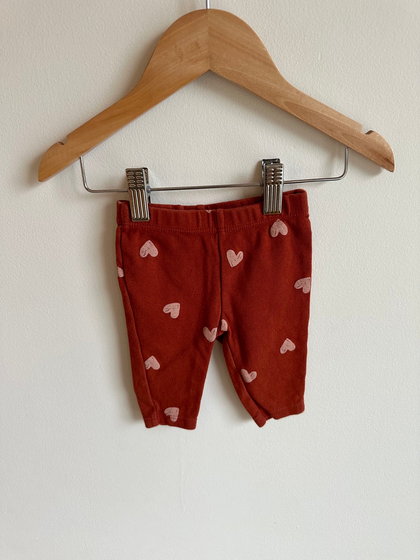 Burnt Sienna Heart Pants / 3m