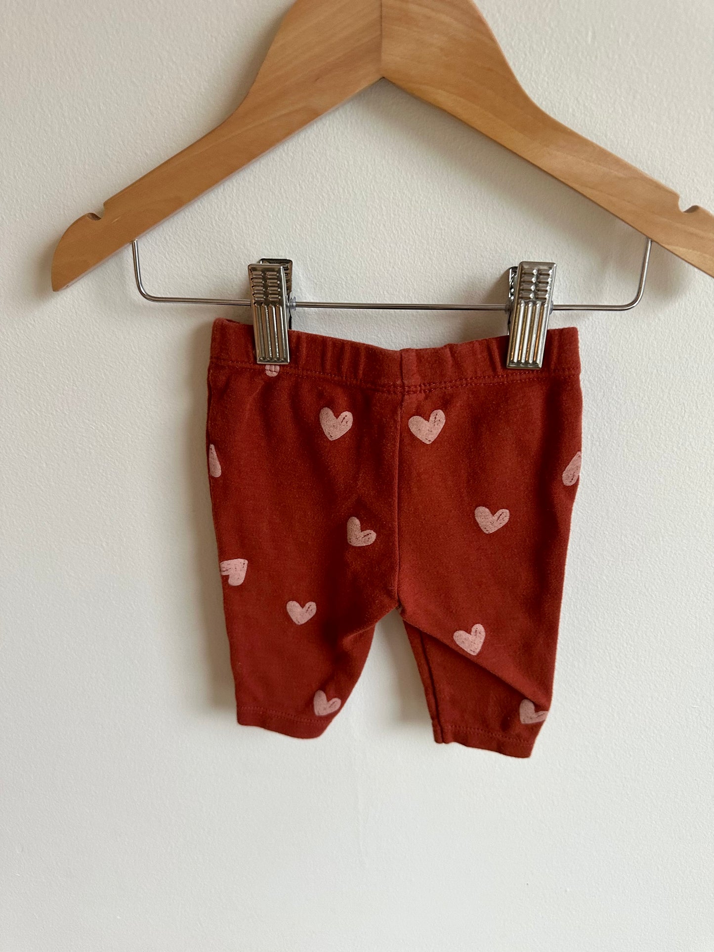 Burnt Sienna Heart Pants / 3m