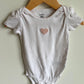 Set of 2 Bodysuits - Red Dots + Hearts / 18m