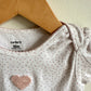 Set of 2 Bodysuits - Red Dots + Hearts / 18m