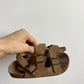Faux Leather Light Brown Sandals / Size 9 Toddler