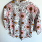 Floral Long Sleeve Swimsuit / 3-4T