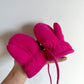 Pink String Mits / 6-24m?