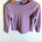 Thick Ribbed Purple Long Sleeve / 4-5T