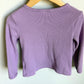 Thick Ribbed Purple Long Sleeve / 4-5T