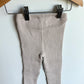 H&M Oat Thick Ribbed Leggings / 18m-2T