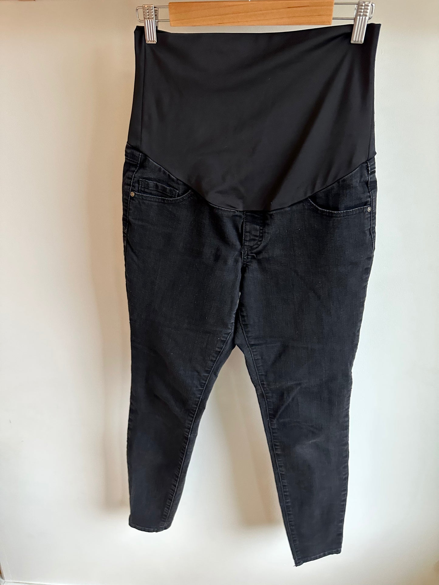 Thyme Black Slim Fit Pants / Medium