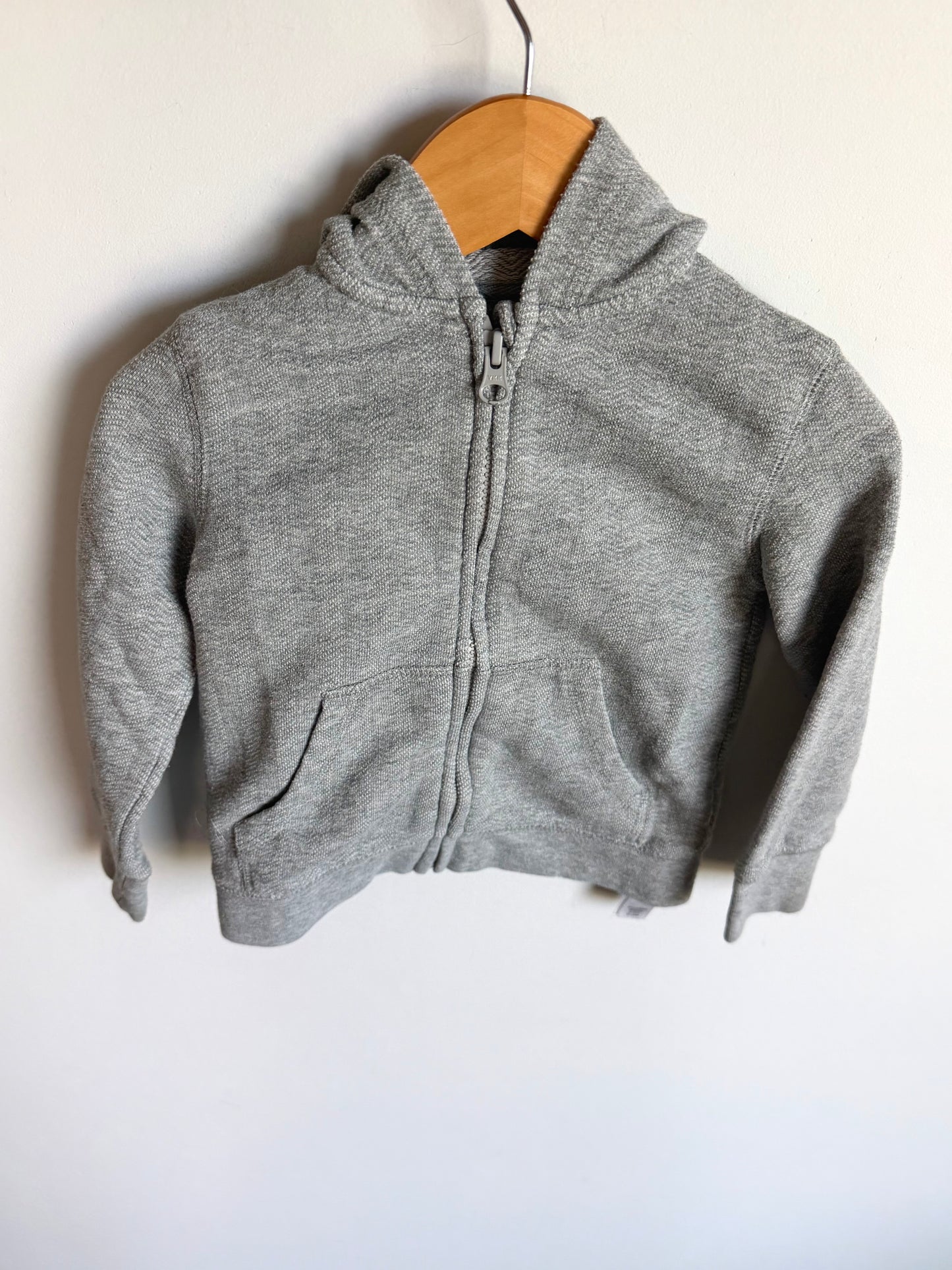 Grey Zip Hoodie / 2T