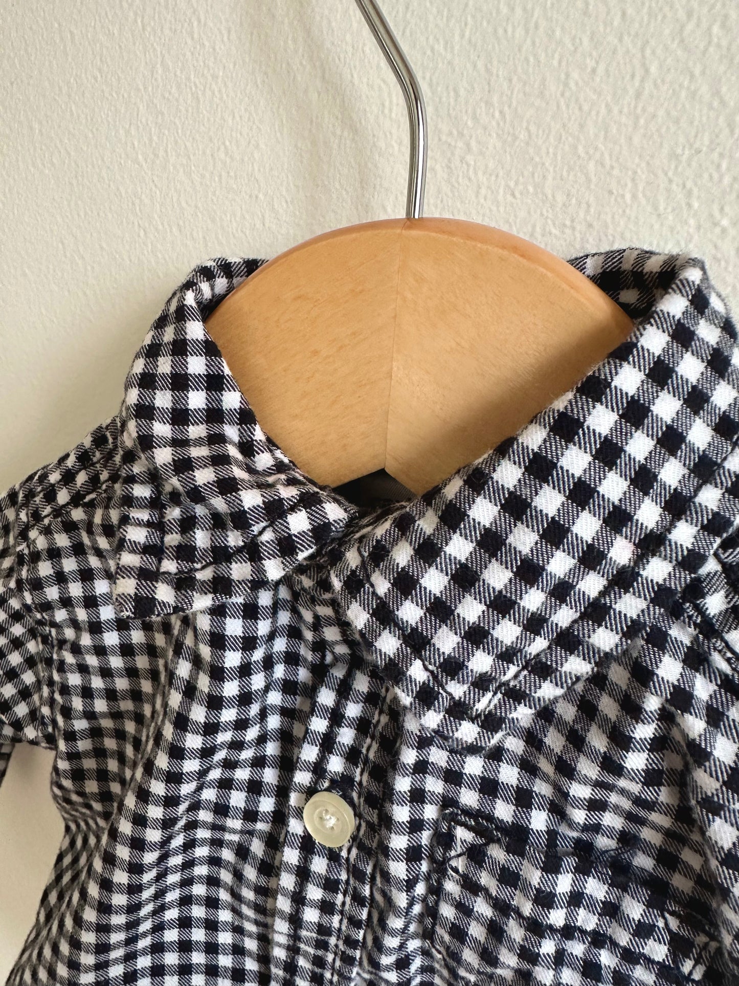 Checkered Button Up Shirt / 0m