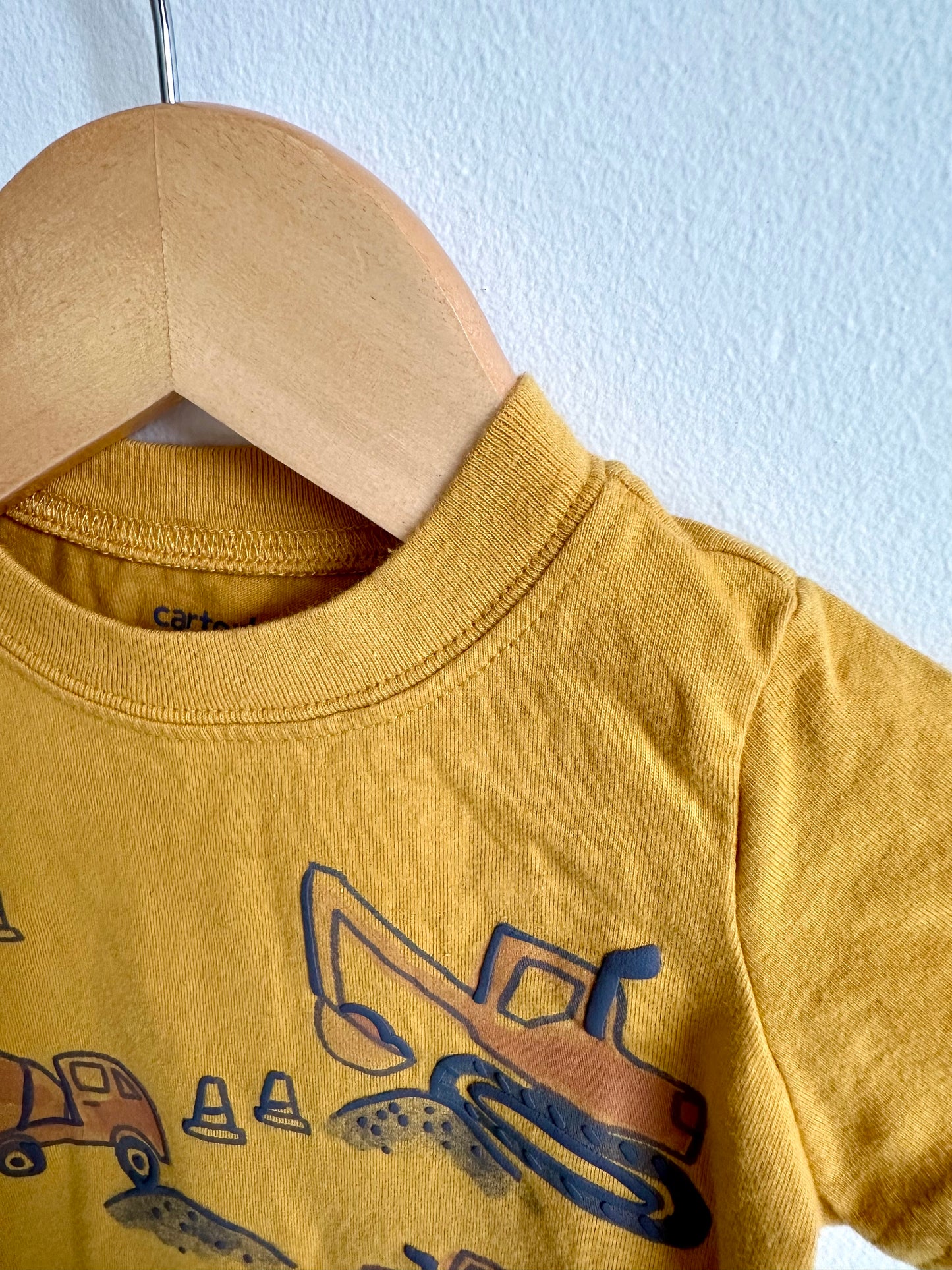 Yellow Vehicles Tee / 3-6m