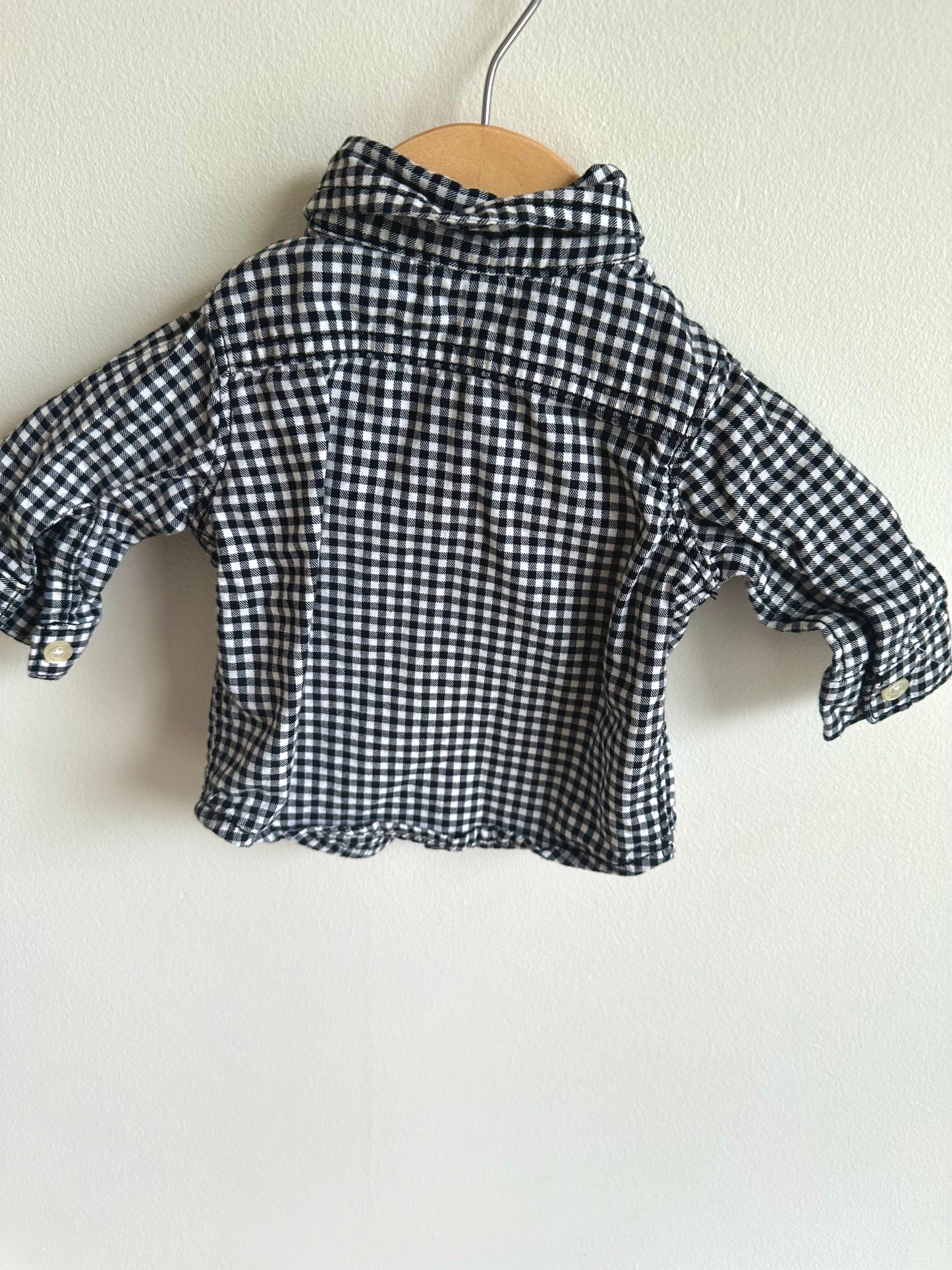 Checkered Button Up Shirt / 0m