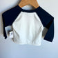 Navy + White Swim Top (With Tags) / 6-12m