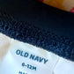 Navy + White Swim Top (With Tags) / 6-12m
