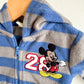 Mickey Striped Hoodie / 0-3m