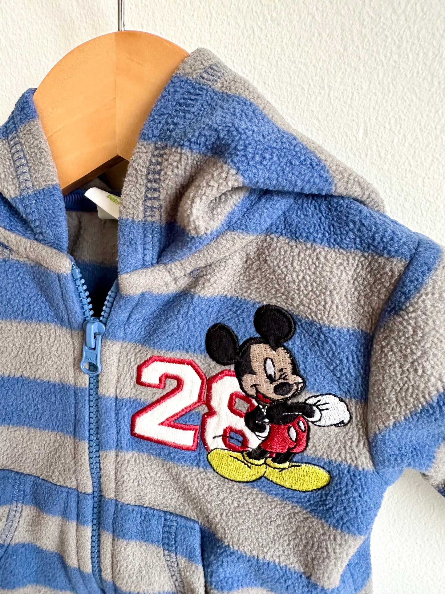 Mickey Striped Hoodie / 0-3m