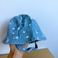 Whale Chambray Sun Hat / 3-6m?