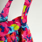 Bright Floral Shorts with Removable Suspenders / 6-9m