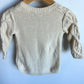 Gap Cream Cable Knit Sweater / 6-12m