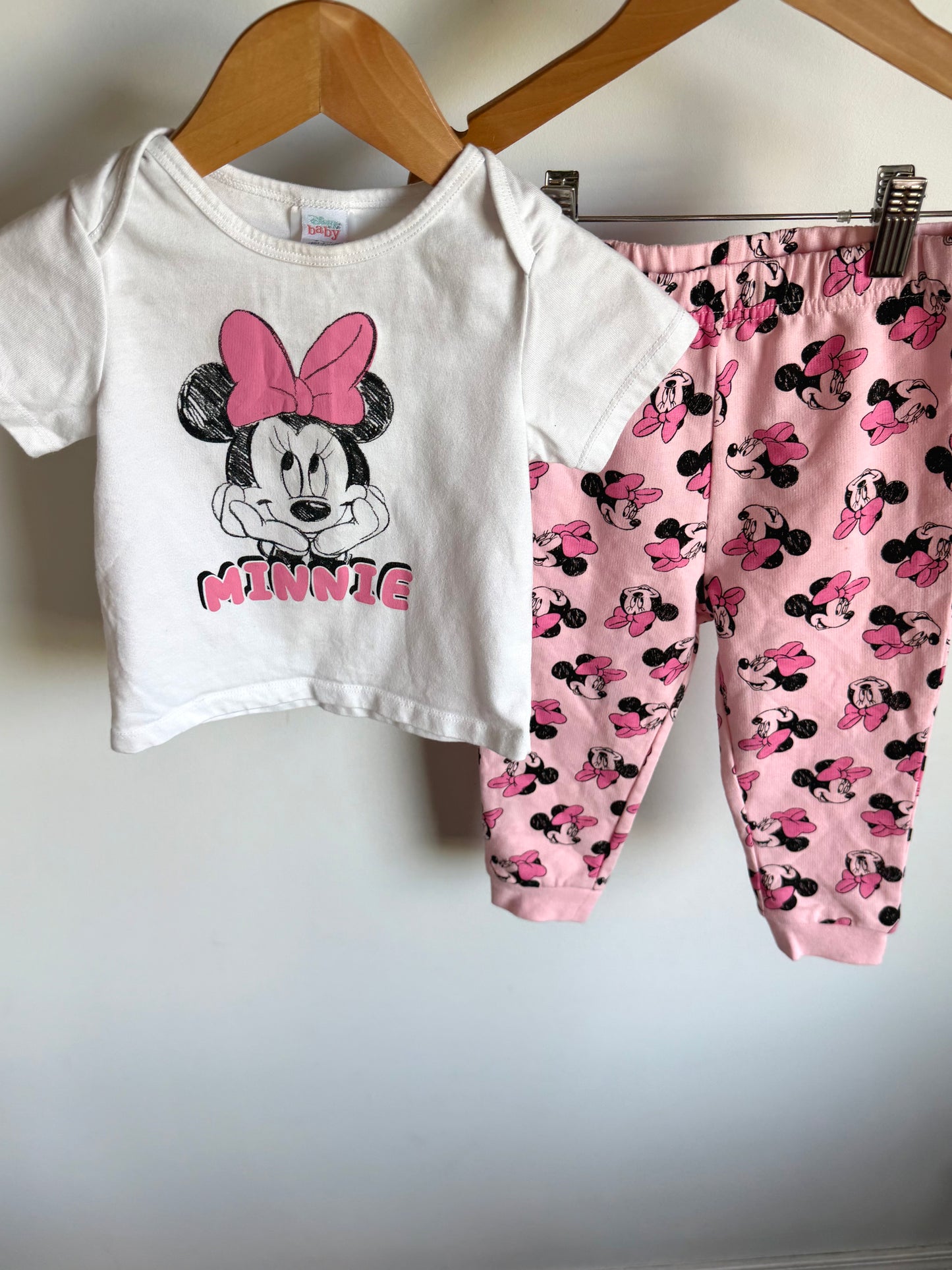 Minnie T-shirt + Pants Set / 24m