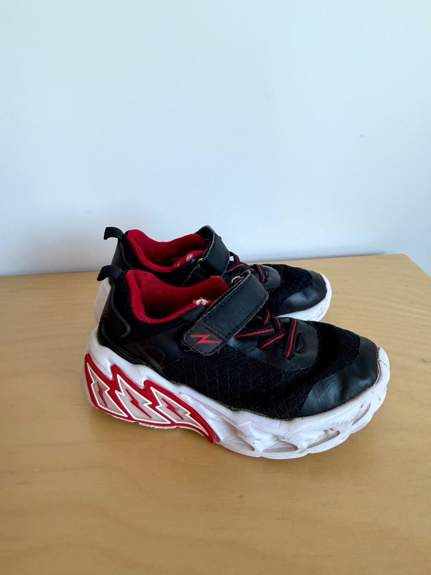 Black and Red Sneakers / Size 9 Toddler