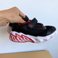 Black and Red Sneakers / Size 9 Toddler