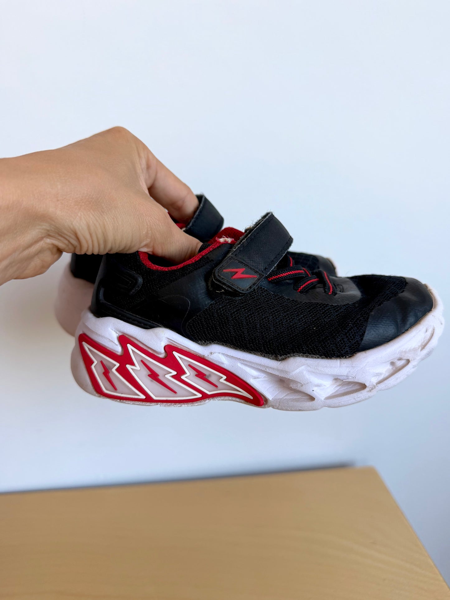 Black and Red Sneakers / Size 9 Toddler
