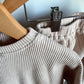 Kindly Ribbed Oat Top + Bottoms Set / 2T
