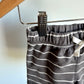 Grey Striped Shorts / 12m