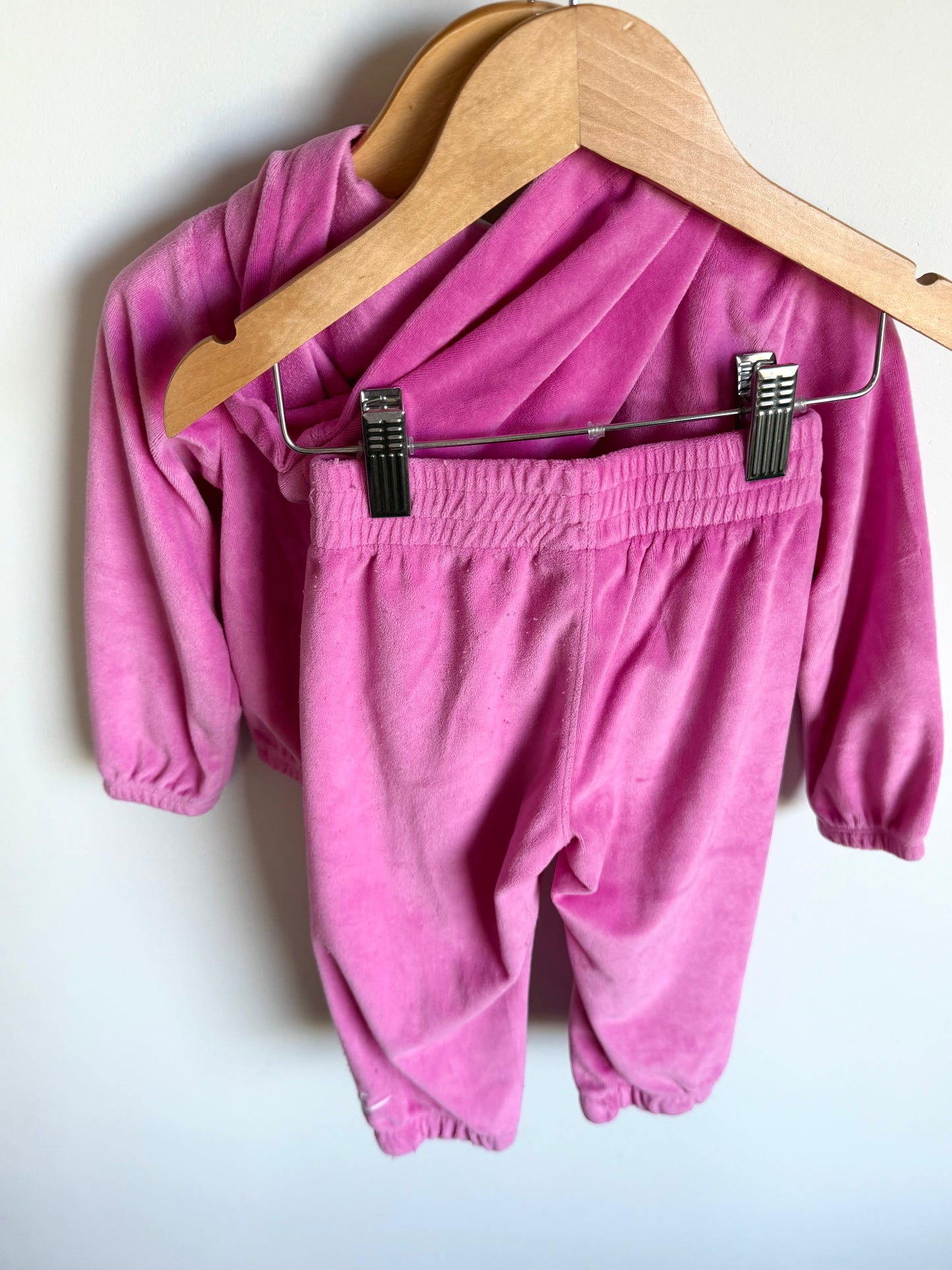 Pink Nike Zip Hoodie + Pants Set / 2T