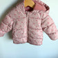 Pink Fleece Lined Heart Jacket / 18-24m