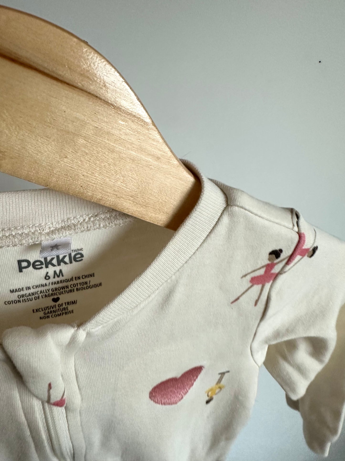 Ballerina Heart Sleeper / 6m