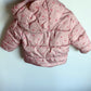 Pink Fleece Lined Heart Jacket / 18-24m
