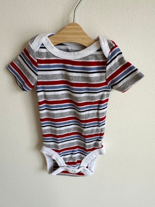 Retro Stripe Bodysuit / 0m