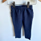 Blue Ruffle Jeggings / 12-18m