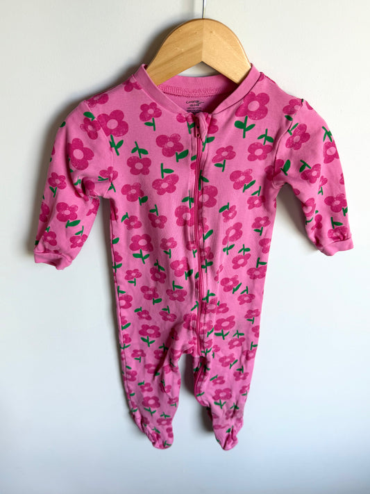 Pink Daisy Sleeper / 18-24m