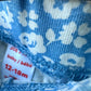 Blue Floral Leggings / 12-18m